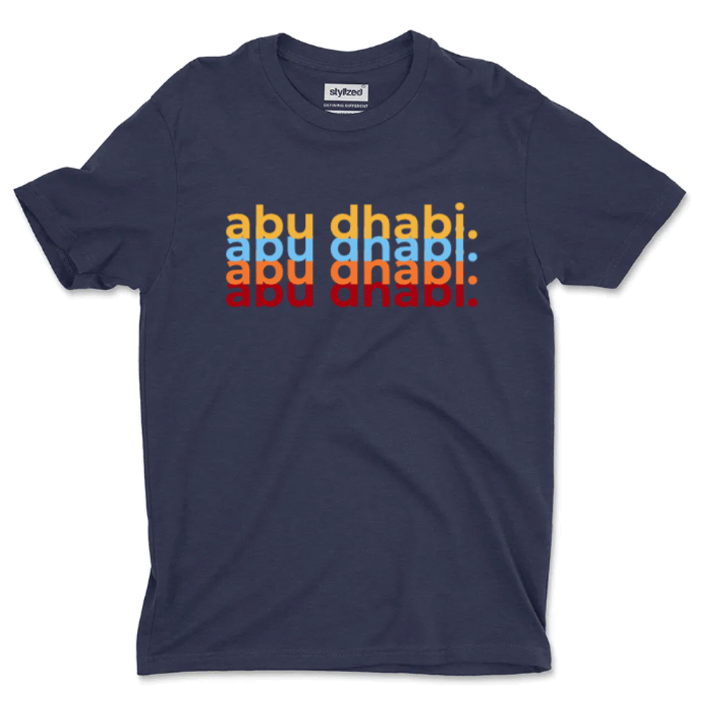 Custom Repeated Name T - shirt - Classic - Navy Blue / XS - T - Shirt