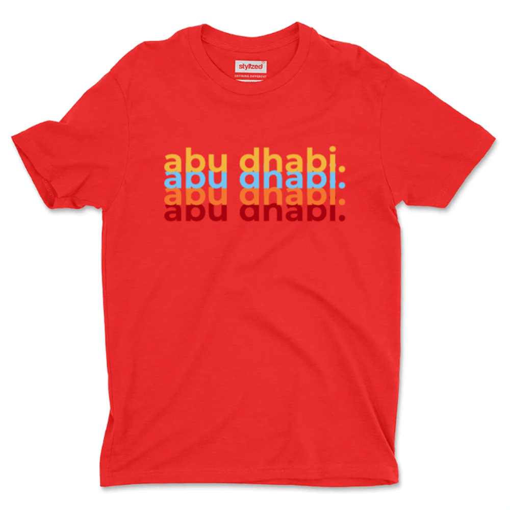 Custom Repeated Name T - shirt - Classic - Red / XS - T - Shirt