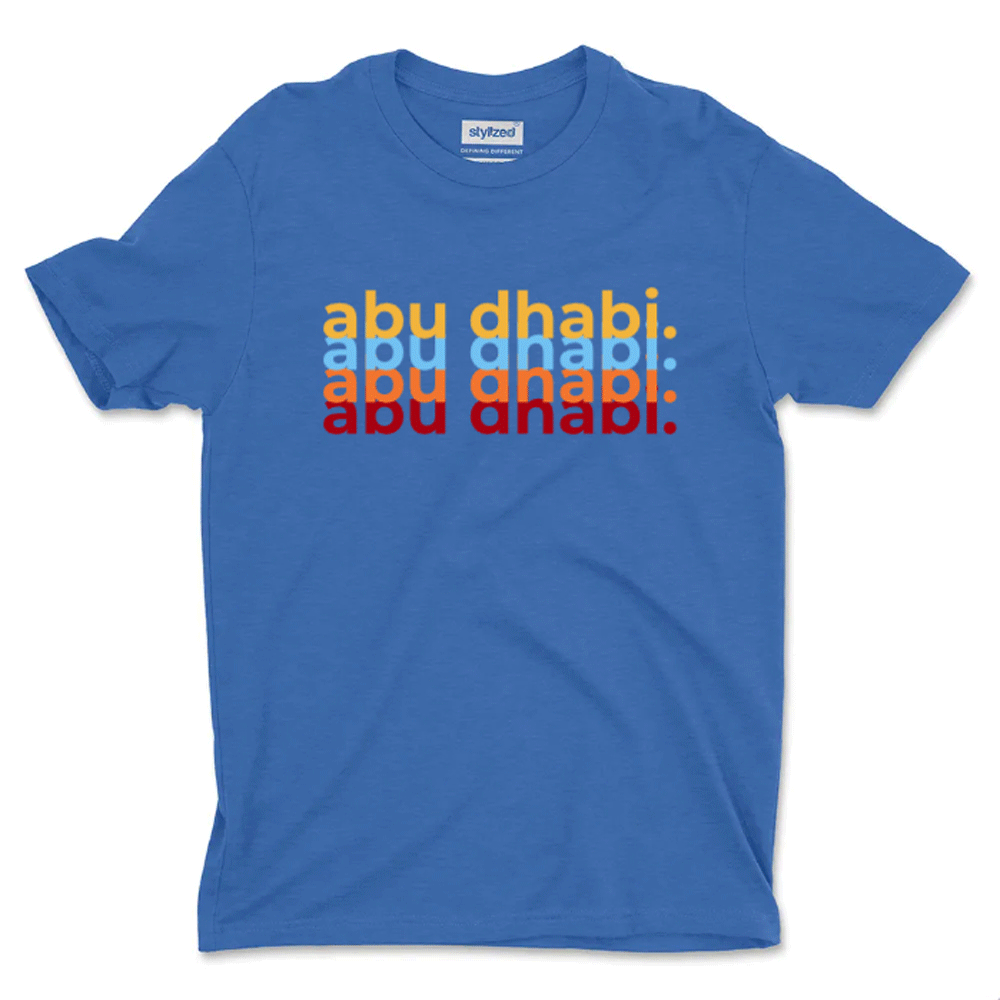 Custom Repeated Name T - shirt - Classic - Royal Blue / XS - T - Shirt