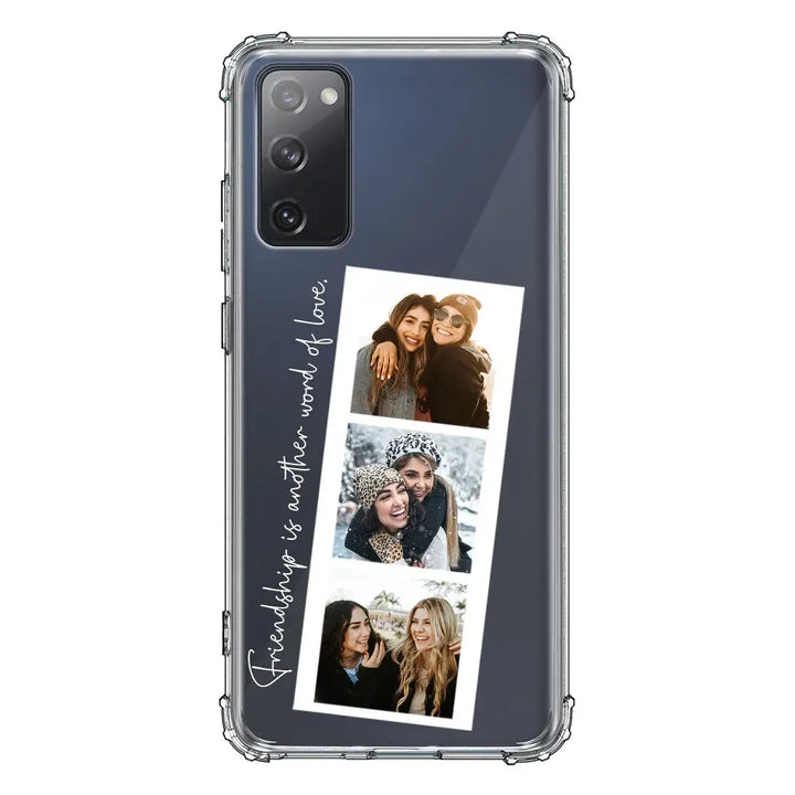 Samsung Galaxy S20 FE 4G 5G / Clear Classic Phone Case Custom Photo Strip Polaroid Style, Phone Case - Samsung S Series - Stylizedd