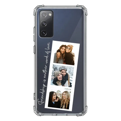 Samsung Galaxy S20 FE 4G 5G / Clear Classic Custom Photo Strip Polaroid Style, Phone Case - Samsung S Series - Stylizedd.com