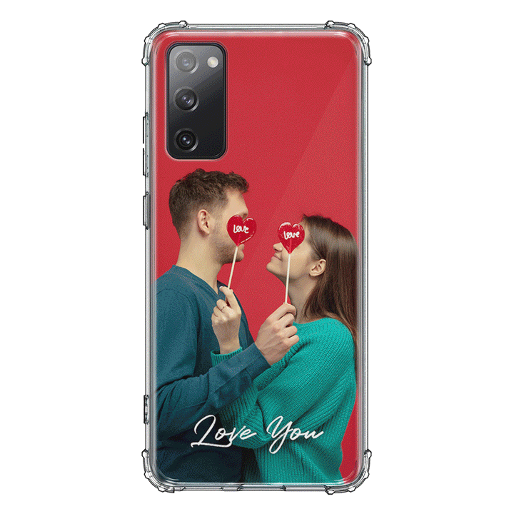 Samsung Galaxy S20 FE 4G 5G / Clear Classic Custom Photo Valentine, Phone Case - Samsung S Series - Stylizedd.com