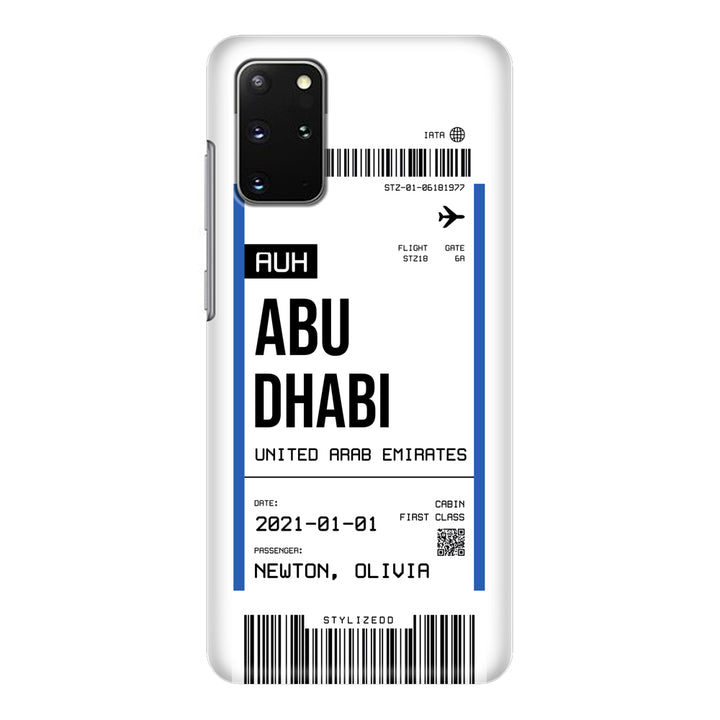 Samsung Galaxy S20 Plus / Snap Classic Custom Flight Boarding Pass Ticket Phone Case - Samsung S Series - Stylizedd.com