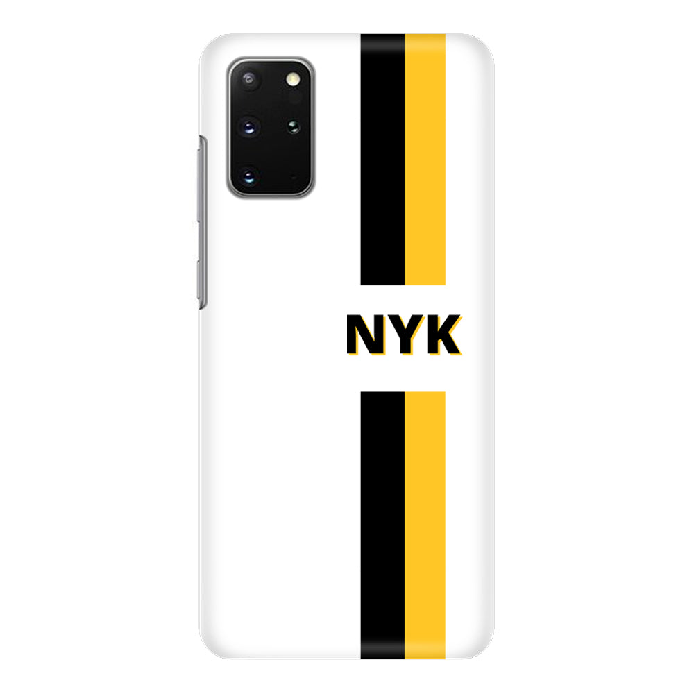 Samsung Galaxy S20 Plus / Snap Classic Custom Striped Monogram Phone Case - Samsung S Series - Stylizedd.com