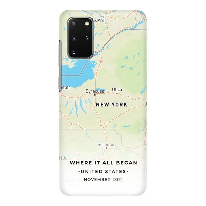 Samsung Galaxy S20 Plus / Snap Classic Personalized map, Phone Case - Samsung S Series - Stylizedd.com