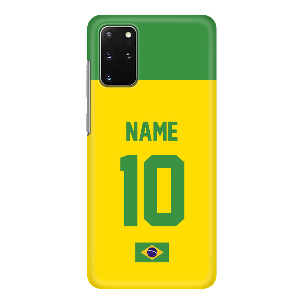 Samsung Galaxy S20 Plus / Snap Classic Personalized Football Jersey Phone Case Custom Name & Number - Samsung S Series - Stylizedd.com