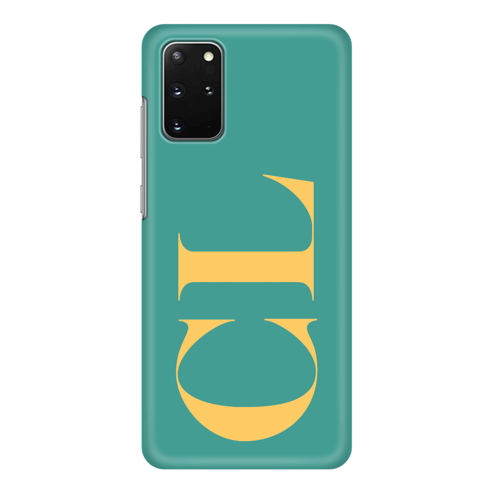 Samsung Galaxy S20 Plus / Snap Classic Personalized Monogram Large Initial 3D Shadow Text, Phone Case - Samsung S Series - Stylizedd.com