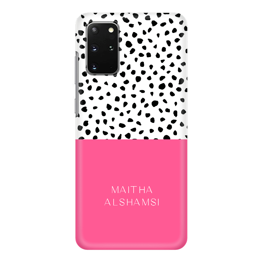 Samsung Galaxy S20 Plus / Snap Classic Personalized Text Colorful Spotted Dotted, Phone Case - Samsung S Series - Stylizedd.com