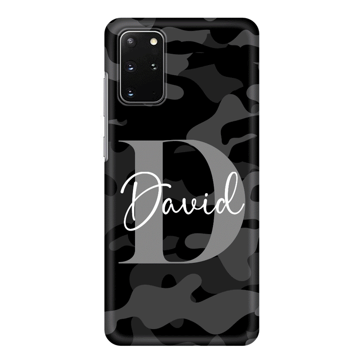 Samsung Galaxy S20 Plus / Snap Classic Personalized Name Camouflage Military Camo Phone Case - Samsung S Series - Stylizedd.com