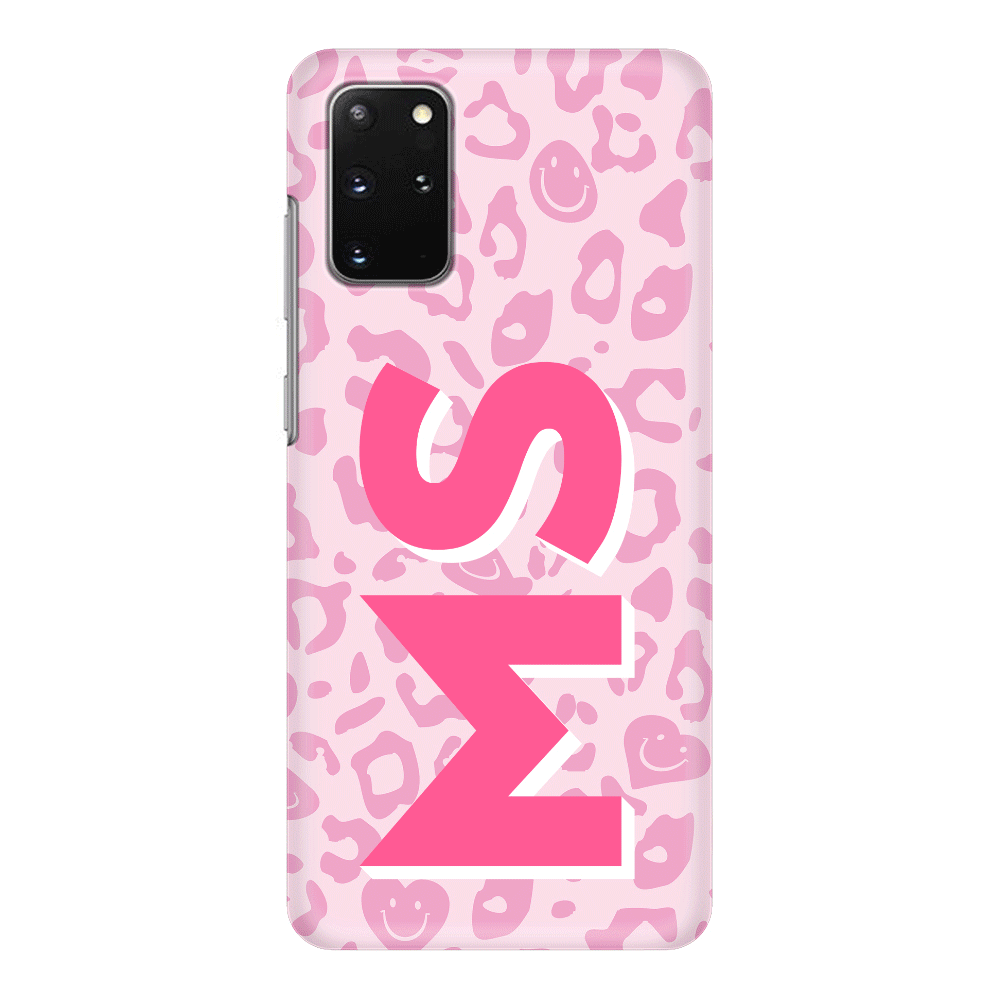 Samsung Galaxy S20 Plus / Snap Classic Custom Monogram Initial 3D Shadow Text Seamless Pattern, Phone Case - Samsung S Series - Stylizedd.com