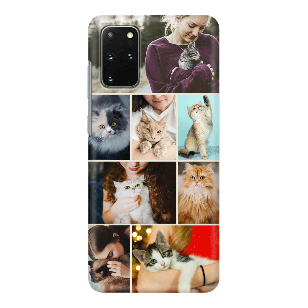 Samsung Galaxy S20 Plus / Snap Classic Personalised Photo Collage Grid Pet Cat, Phone Case - Samsung S Series - Stylizedd.com