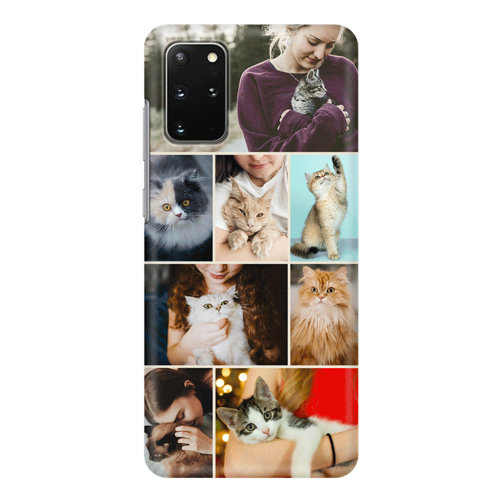 Samsung Galaxy S20 Plus / Snap Classic Personalised Photo Collage Grid Pet Cat, Phone Case - Samsung S Series - Stylizedd.com