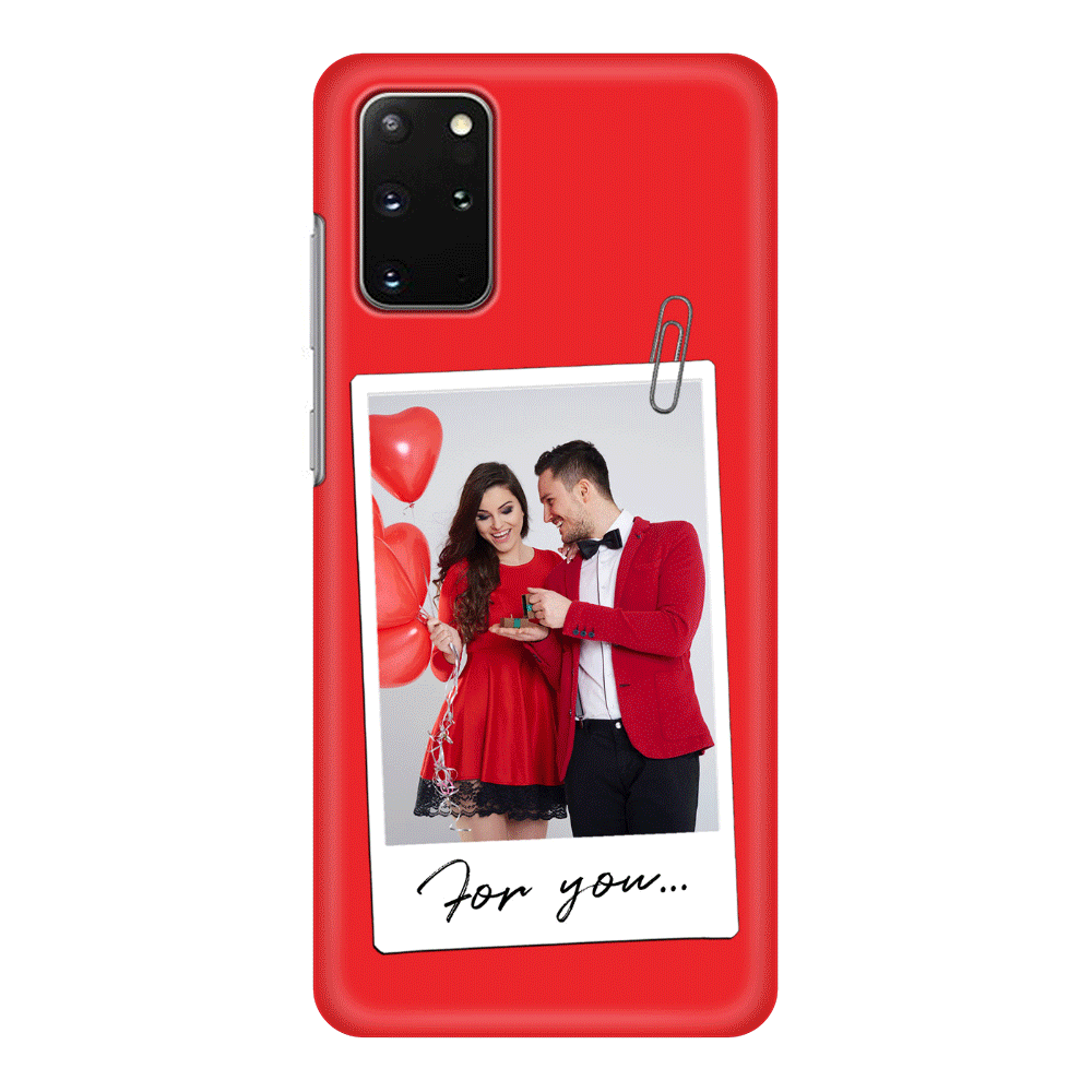 Samsung Galaxy S20 Plus / Snap Classic Personalized Polaroid Photo Valentine, Phone Case - Samsung S Series - Stylizedd.com