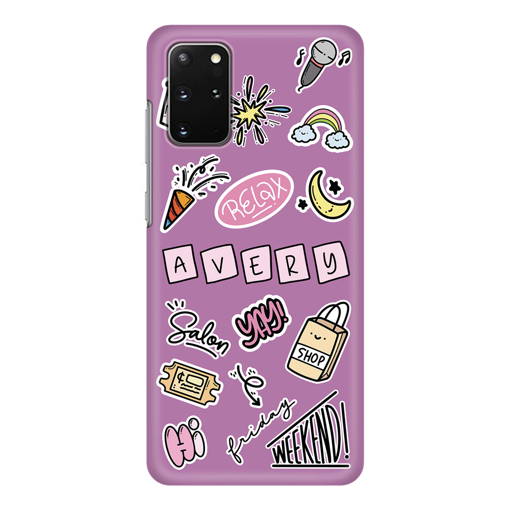 Samsung Galaxy S20 Plus / Snap Classic Personalized Name Cute Weekend Girl Sticker, Phone Case - Samsung S Series - Stylizedd.com