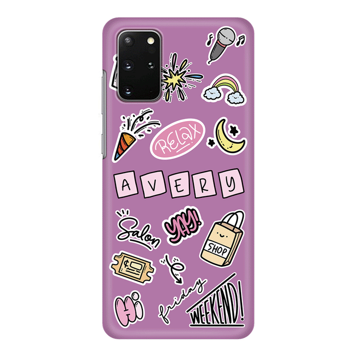 Samsung Galaxy S20 Plus / Snap Classic Personalized Name Cute Weekend Girl Sticker, Phone Case - Samsung S Series - Stylizedd.com