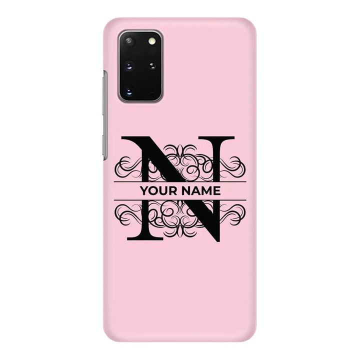 Samsung Galaxy S20 Plus / Snap Classic Phone Case Split Floral Initial Phone Case - Samsung S Series - Stylizedd