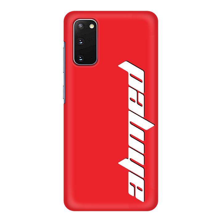 Samsung Galaxy S20 / Snap Classic Custom Text, Vertical Name Phone Case - Samsung S Series - Stylizedd.com