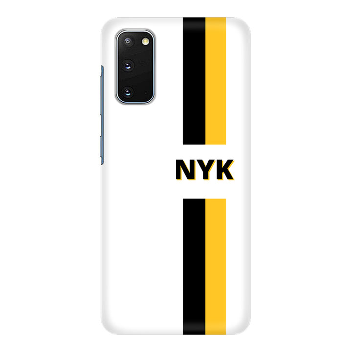 Samsung Galaxy S20 / Snap Classic Custom Striped Monogram Phone Case - Samsung S Series - Stylizedd.com