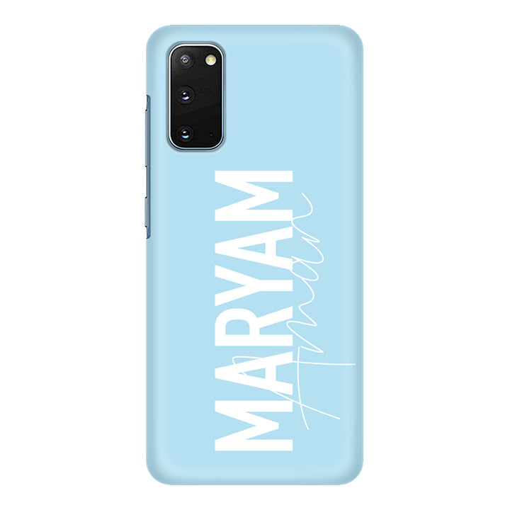 Samsung Galaxy S20 / Snap Classic Personalized Name Vertical, Phone Case - Samsung S Series - Stylizedd.com