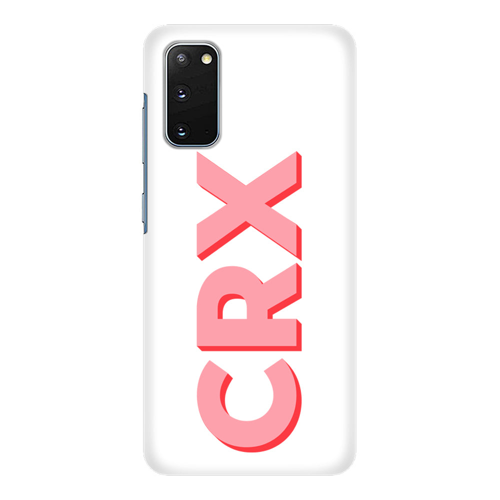 Samsung Galaxy S20 / Snap Classic Personalized Monogram Initial 3D Shadow Text Phone Case - Samsung S Series - Stylizedd.com