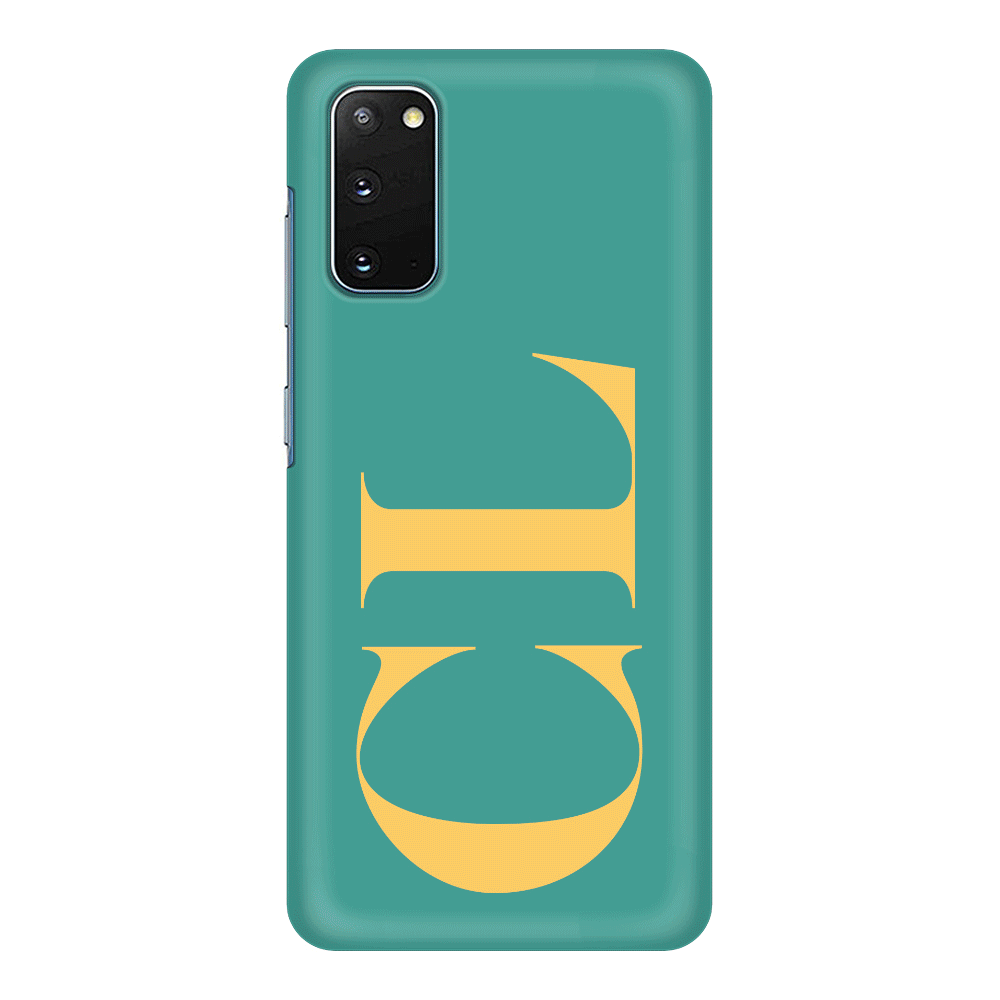 Samsung Galaxy S20 / Snap Classic Personalized Monogram Large Initial 3D Shadow Text, Phone Case - Samsung S Series - Stylizedd.com