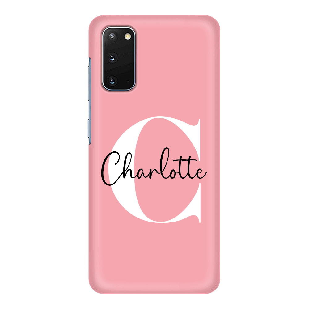 Samsung Galaxy S20 / Snap Classic Custom Monogram Large Initial Name & Letter, Phone Case - Samsung S Series - Stylizedd.com