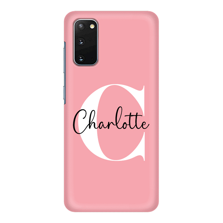 Samsung Galaxy S20 / Snap Classic Custom Monogram Large Initial Name & Letter, Phone Case - Samsung S Series - Stylizedd.com