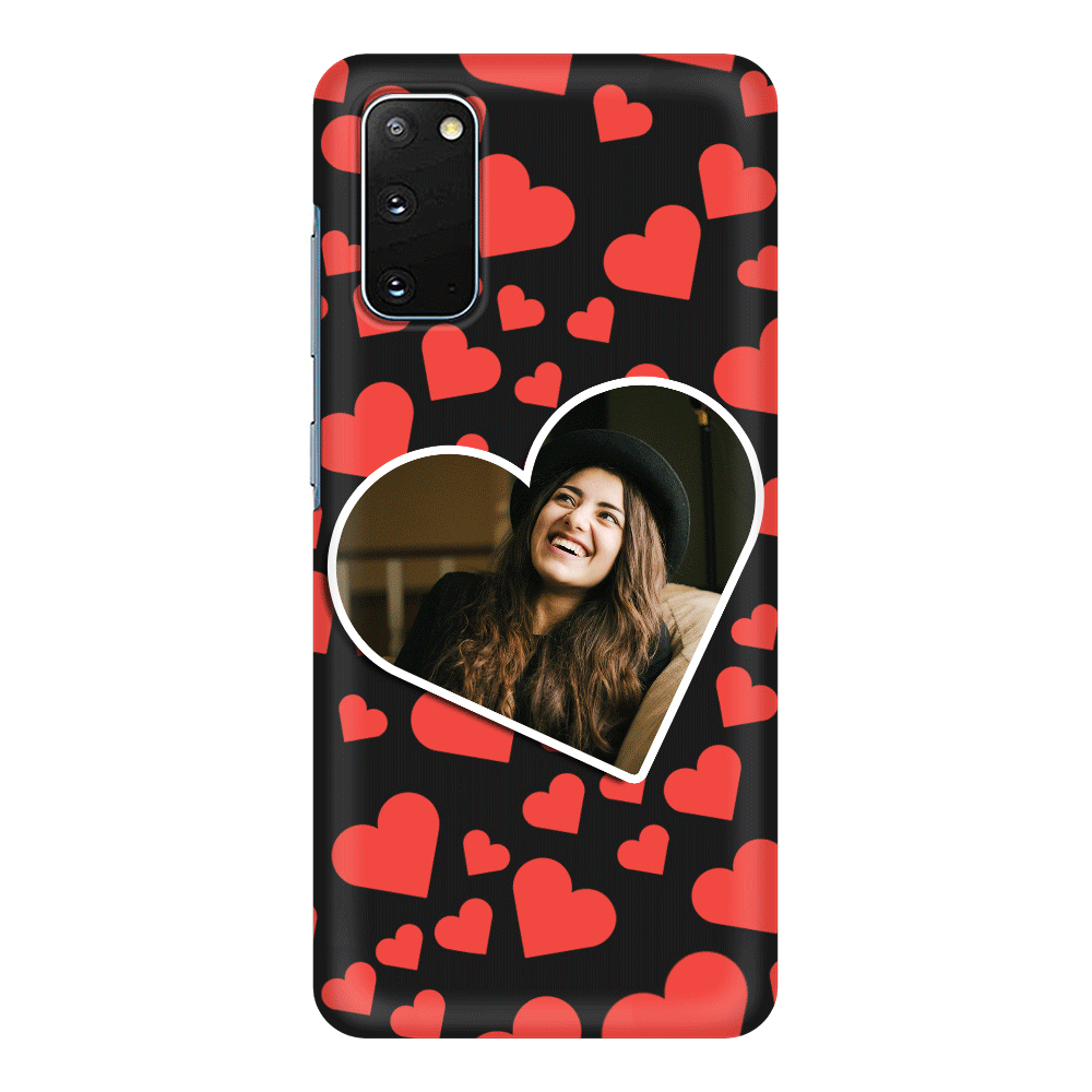 Samsung Galaxy S20 / Snap Classic Custom Photo Heart shaped, Phone Case - Samsung S Series - Samsung S Series - Stylizedd.com