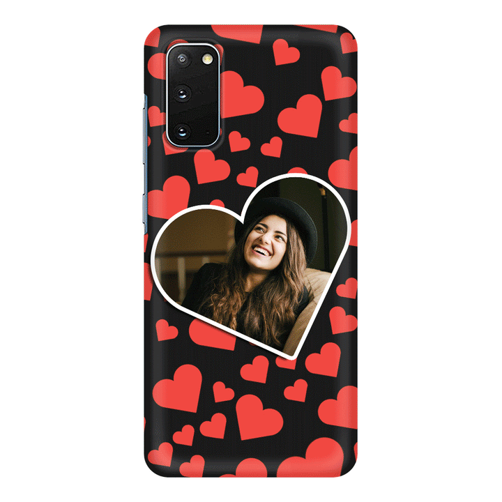 Samsung Galaxy S20 / Snap Classic Custom Photo Heart shaped, Phone Case - Samsung S Series - Samsung S Series - Stylizedd.com