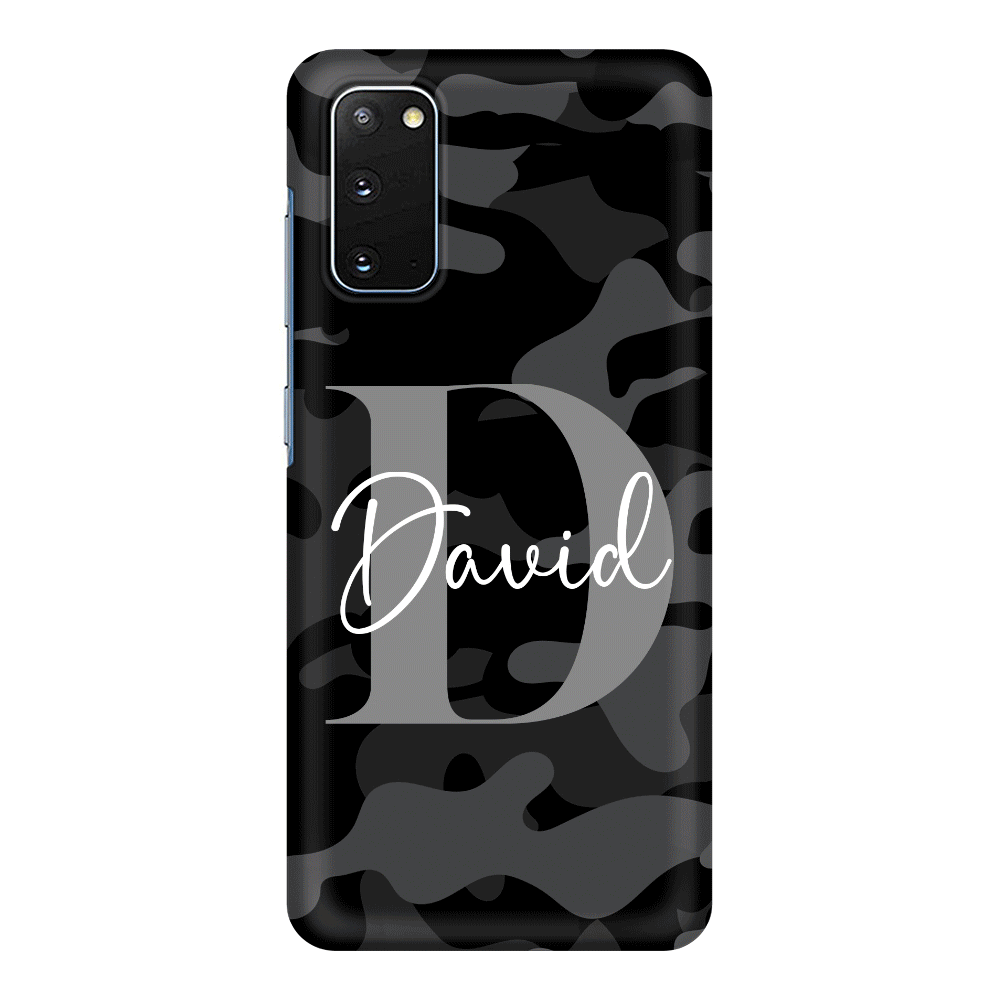 Samsung Galaxy S20 / Snap Classic Personalized Name Camouflage Military Camo Phone Case - Samsung S Series - Stylizedd.com