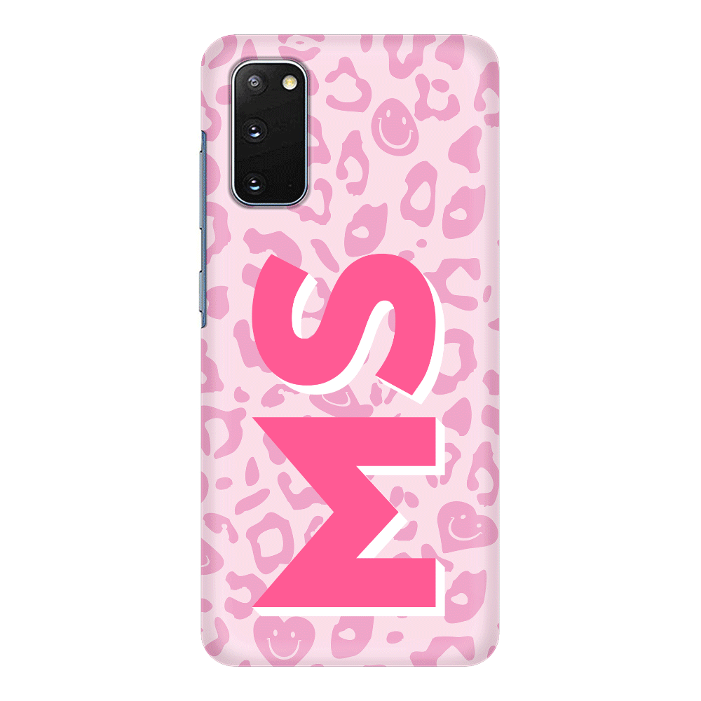 Samsung Galaxy S20 / Snap Classic Custom Monogram Initial 3D Shadow Text Seamless Pattern, Phone Case - Samsung S Series - Stylizedd.com