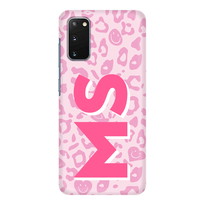 Samsung Galaxy S20 / Snap Classic Custom Monogram Initial 3D Shadow Text Seamless Pattern, Phone Case - Samsung S Series - Stylizedd.com