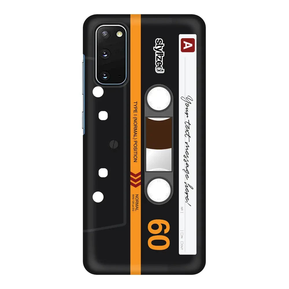 Samsung Galaxy S20 / Snap Classic Phone Case Custom Retro Cassette Tape Phone Case - Samsung S Series - Stylizedd