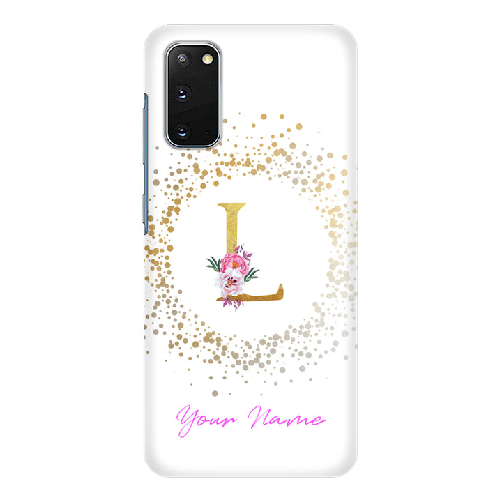 Samsung Galaxy S20 / Snap Classic Floral Initial Phone Case - Samsung S Series - Stylizedd.com