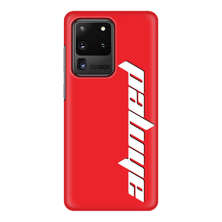 Samsung Galaxy S20 Ultra / Snap Classic Custom Text, Vertical Name Phone Case - Samsung S Series - Stylizedd.com
