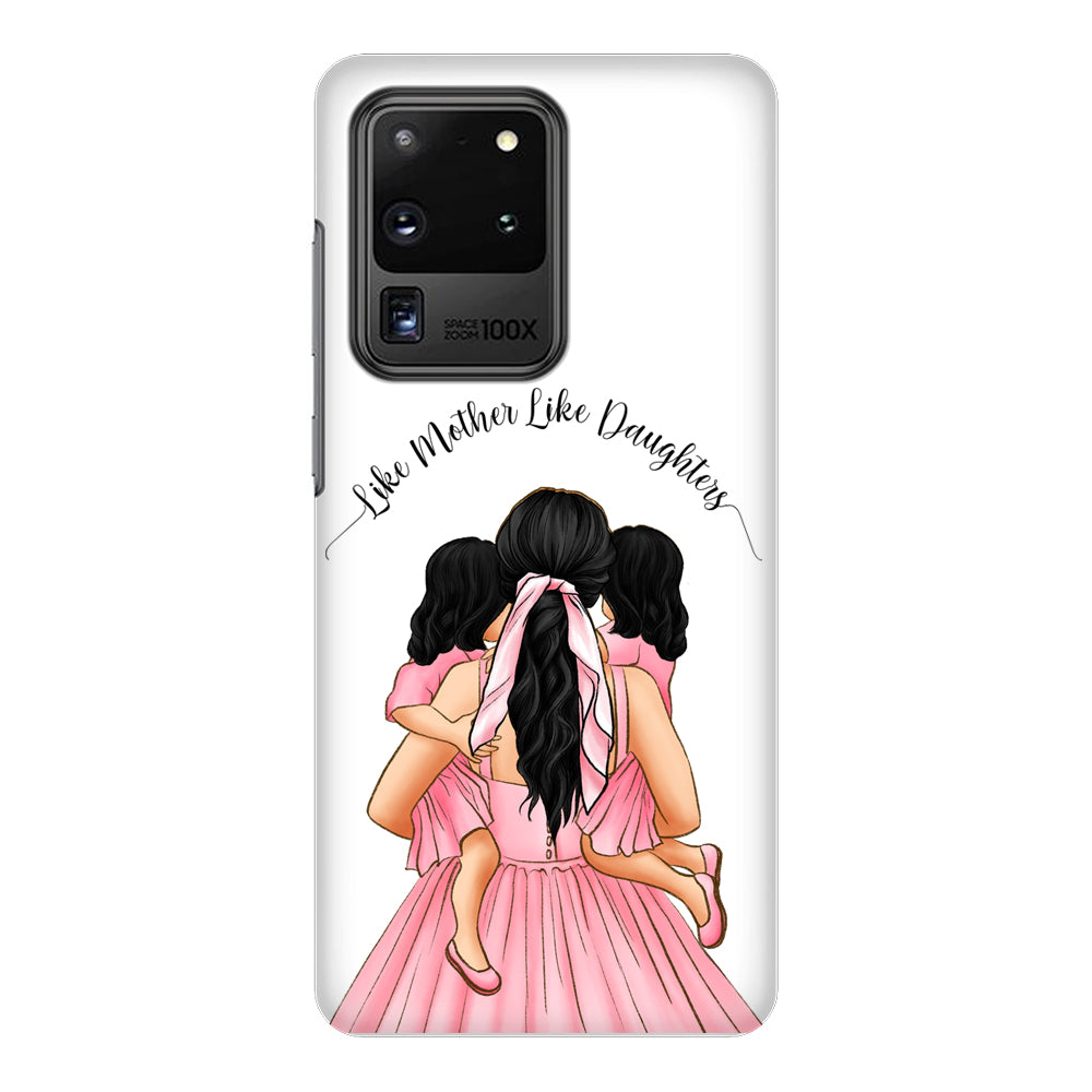 Samsung Galaxy S20 Ultra / Snap Classic Mother 2 daughters Custom Clipart, Text Phone Case - Samsung S Series - Stylizedd.com