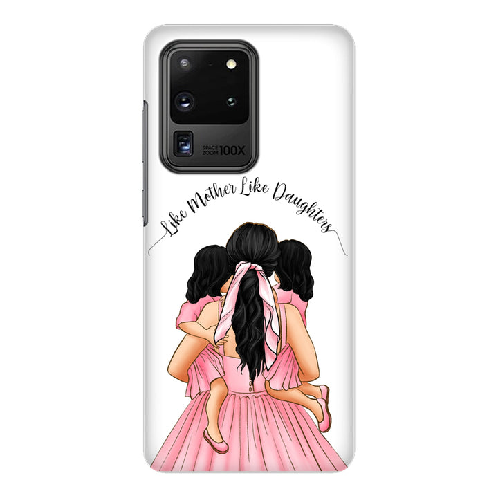 Samsung Galaxy S20 Ultra / Snap Classic Mother 2 daughters Custom Clipart, Text Phone Case - Samsung S Series - Stylizedd.com