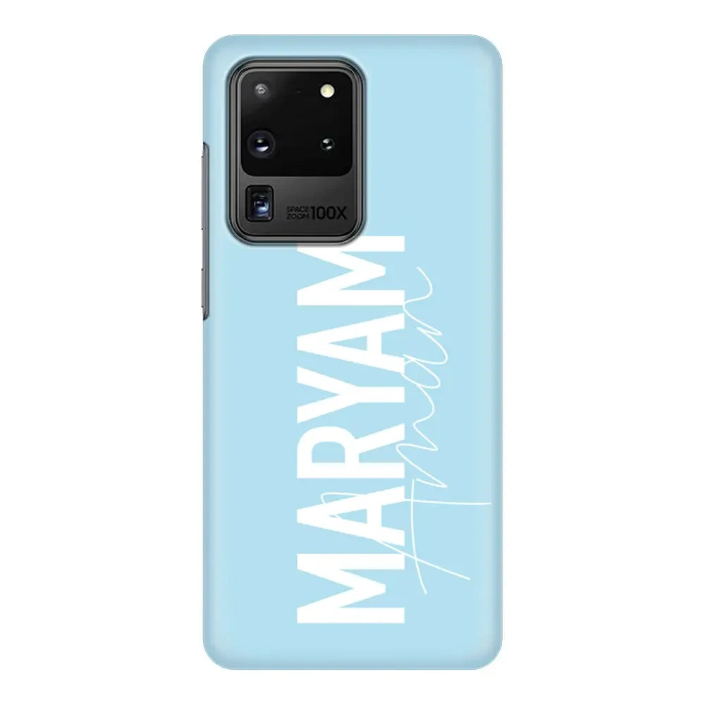 Samsung Galaxy S20 Ultra / Snap Classic Personalized Name Vertical, Phone Case - Samsung S Series - Stylizedd.com