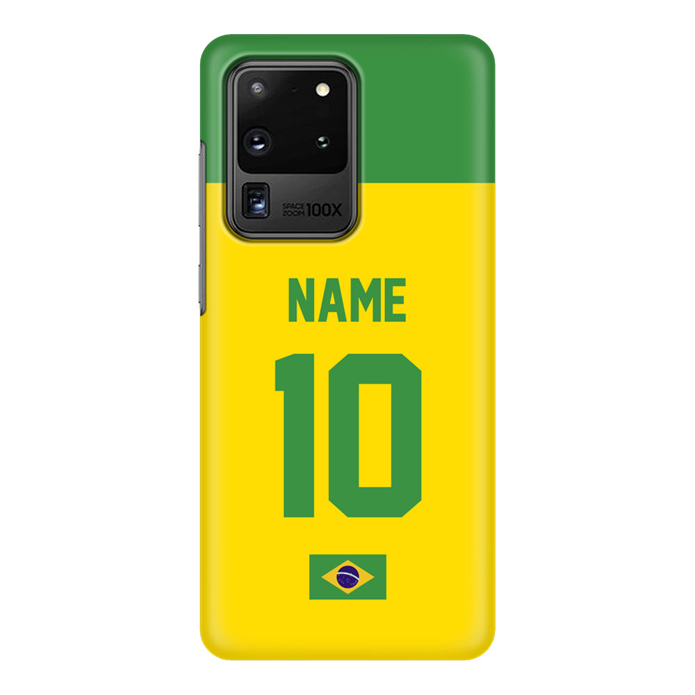 Samsung Galaxy S20 Ultra / Snap Classic Personalized Football Jersey Phone Case Custom Name & Number - Samsung S Series - Stylizedd.com