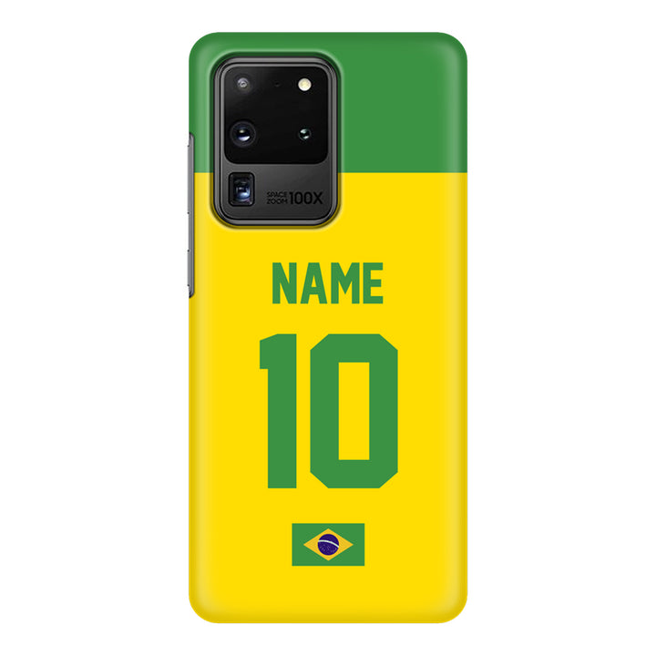 Samsung Galaxy S20 Ultra / Snap Classic Personalized Football Jersey Phone Case Custom Name & Number - Samsung S Series - Stylizedd.com
