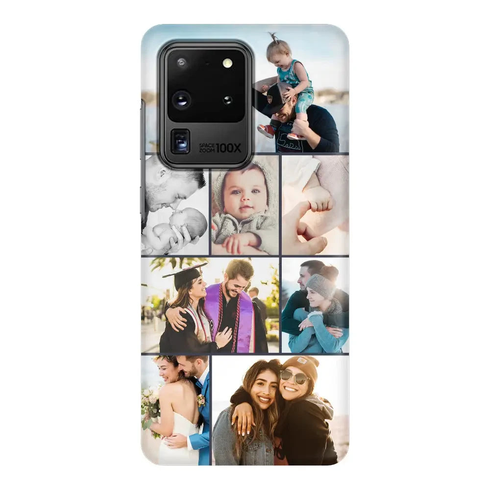 Samsung Galaxy S20 Ultra / Snap Classic Personalised Photo Collage Grid Phone Case - Samsung S Series - Stylizedd.com