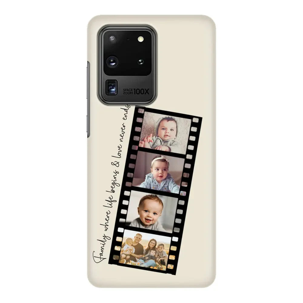 Samsung Galaxy S20 Ultra / Snap Classic Phone Case Custom Film Strips Personalised Movie Strip, Phone Case - Samsung S Series - Stylizedd