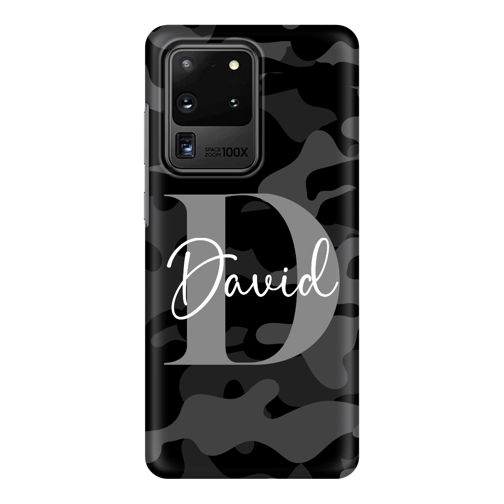 Samsung Galaxy S20 Ultra / Snap Classic Personalized Name Camouflage Military Camo Phone Case - Samsung S Series - Stylizedd.com