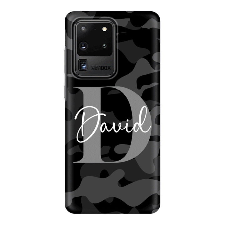 Samsung Galaxy S20 Ultra / Snap Classic Personalized Name Camouflage Military Camo Phone Case - Samsung S Series - Stylizedd.com