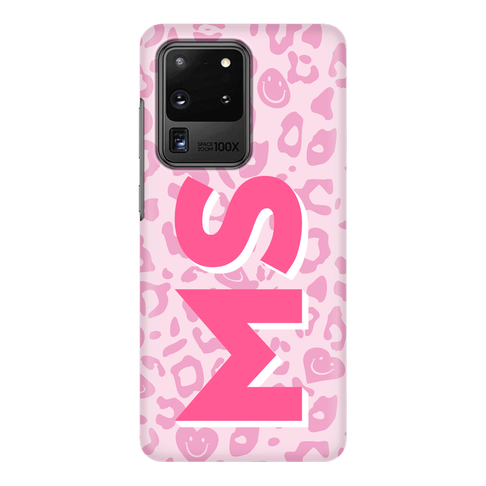 Samsung Galaxy S20 Ultra / Snap Classic Custom Monogram Initial 3D Shadow Text Seamless Pattern, Phone Case - Samsung S Series - Stylizedd.com