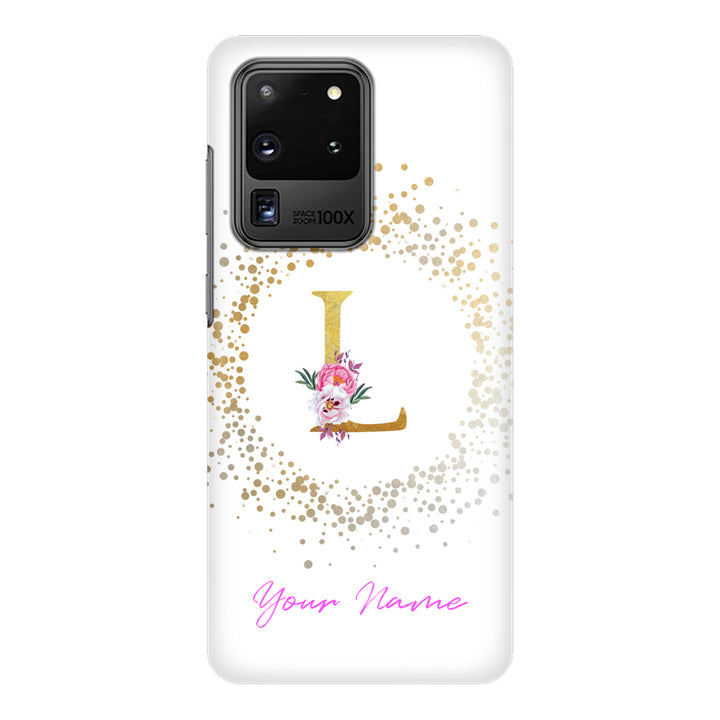 Samsung Galaxy S20 Ultra / Snap Classic Floral Initial Phone Case - Samsung S Series - Stylizedd.com
