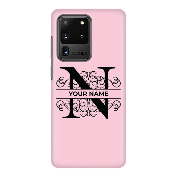 Samsung Galaxy S20 Ultra / Snap Classic Split Floral Initial Phone Case - Samsung S Series - Stylizedd.com