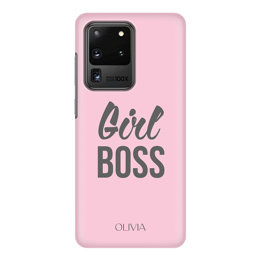 Samsung Galaxy S20 Ultra / Snap Classic Personalized Name Girl Boss, Phone Case - Samsung S Series - Stylizedd.com