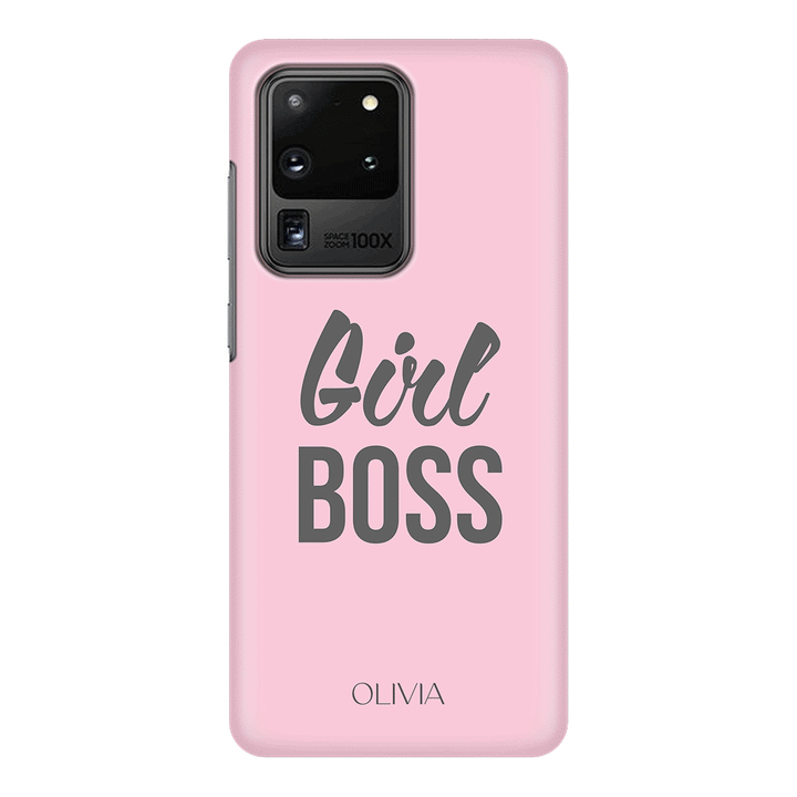 Samsung Galaxy S20 Ultra / Snap Classic Personalized Name Girl Boss, Phone Case - Samsung S Series - Stylizedd.com