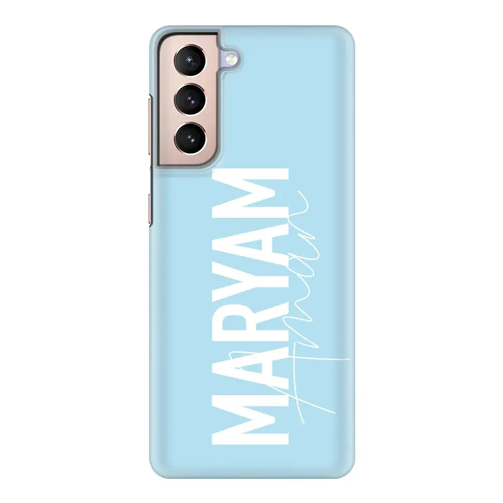 Samsung Galaxy S21 Plus / Snap Classic Personalized Name Vertical, Phone Case - Samsung S Series - Stylizedd.com